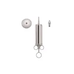 Metal Ear Syringe, Chrome Plated, Floor Quality 1 602-320_01
