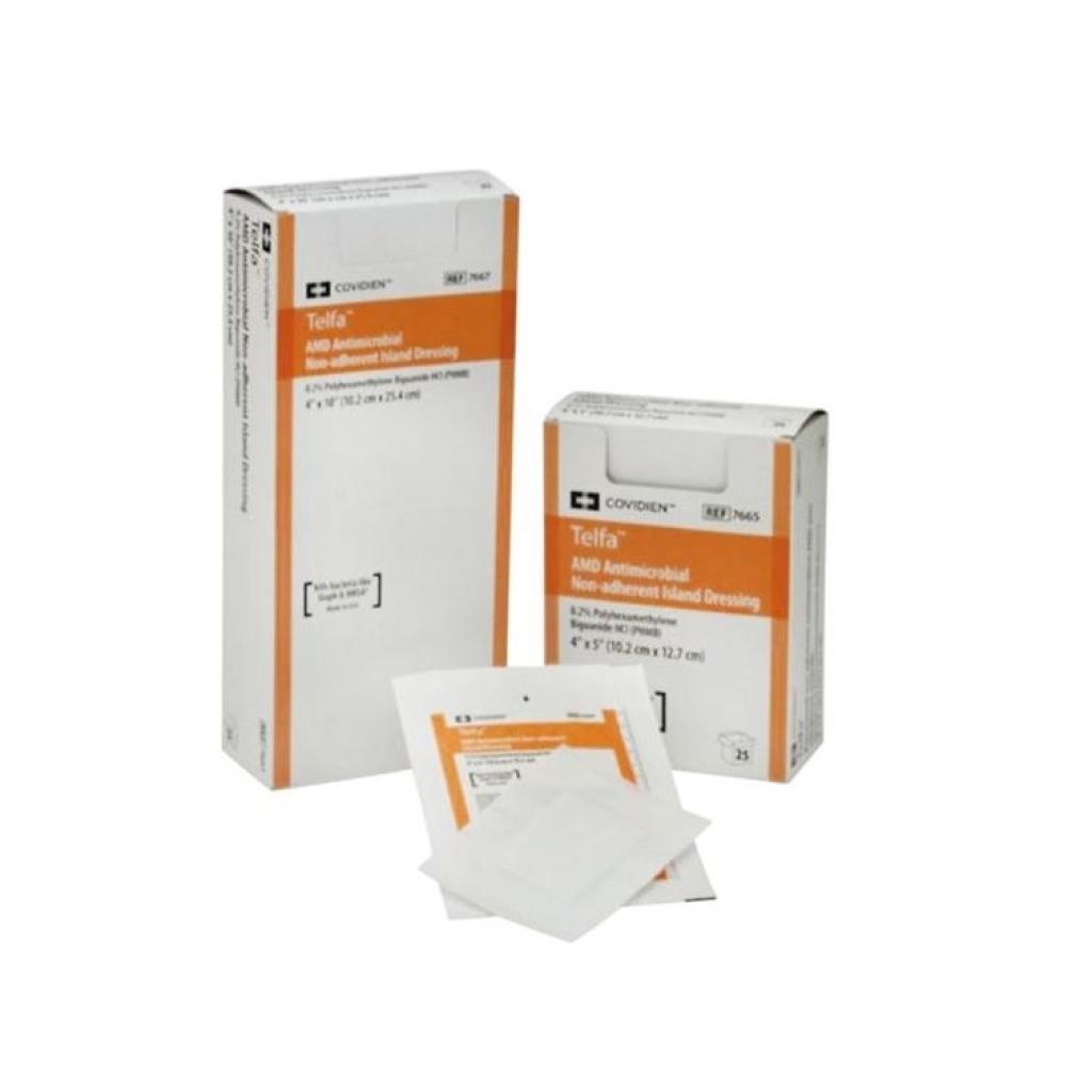 Telfa™ Polyhexamethylene Biguanide Antimicrobial Adhesive Island