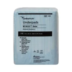 Simplicity™ Extra Moderate Absorbency Underpad, Light Blue