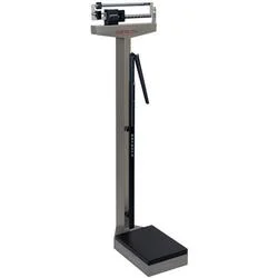 Physician's Scale, StainlessSteel, Weighbeam, 180 kg x 100 g, Height Rod