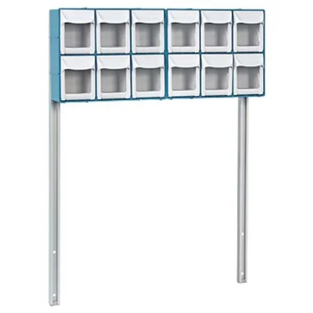 DETECTO 12-Bin Organizer with Accessory Bridge