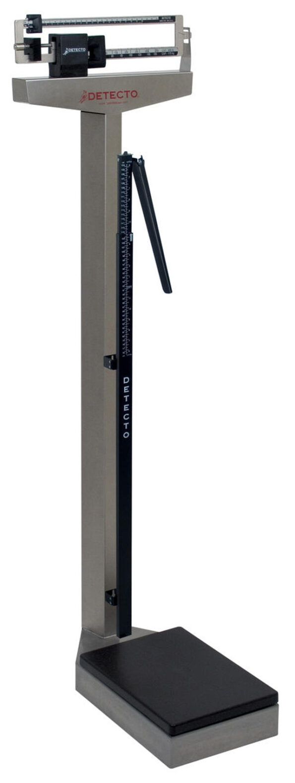 detecto cardinal detecto 439s stainless steel mechanical physician scale with height rod 450 lb x 4 oz 18225 1 439S