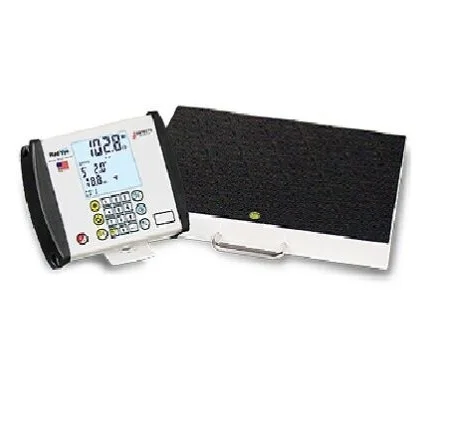 DETECTO Portable Low-Profile Digital Healthcare Scale, 600 lb / 270 kg. MFID: GP-600-MV1