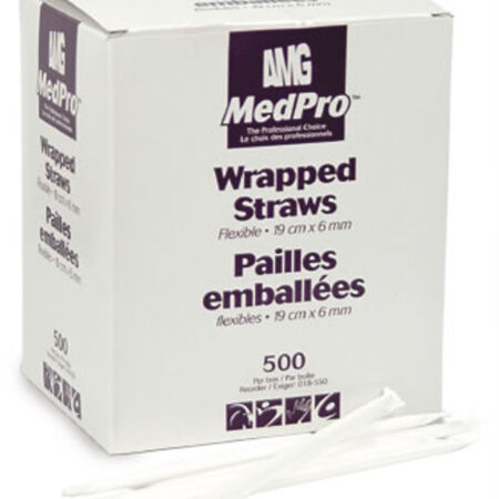 MedPro Flexible Plastic Straws