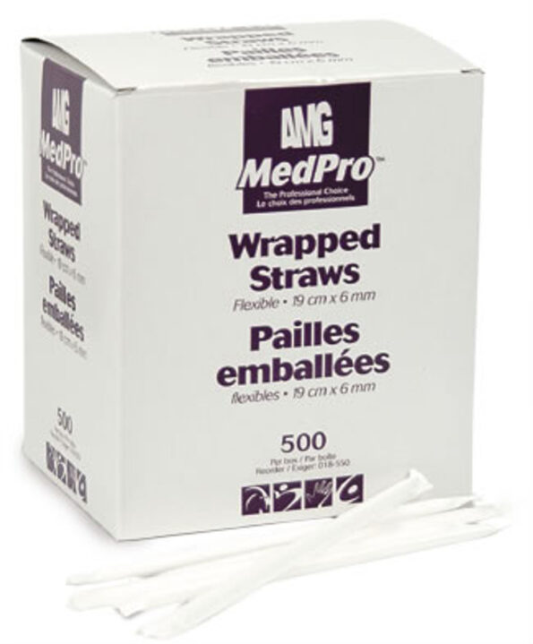 MedPro Flexible Plastic Straws