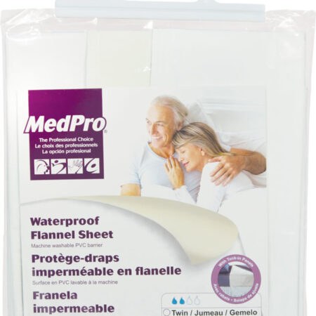 MedPro Waterproof Flannel Bed Sheet