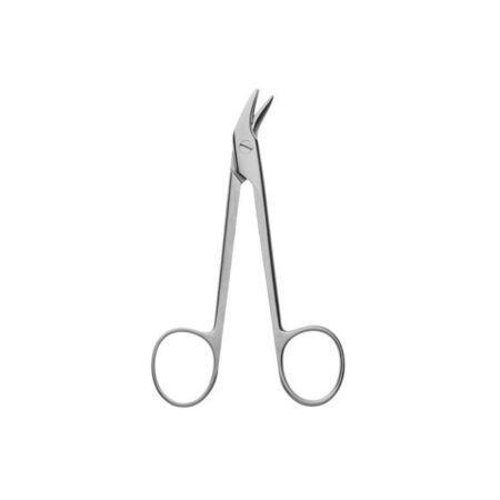 Suture and Wire Cutting Scissor, One serrated blade, L4-3/4