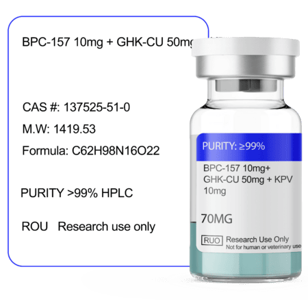 BPC-157 10mg+ GHK-Cu 50mg + KPV 10MG