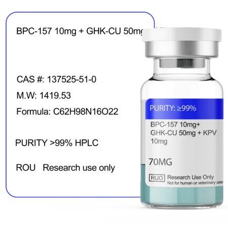 BPC-157 10mg+ GHK-Cu 50mg + KPV 10MG